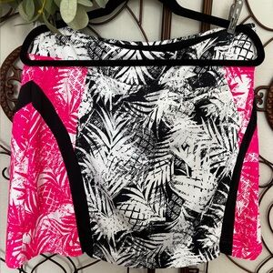Tail Black and White Patterned Golf Skort
